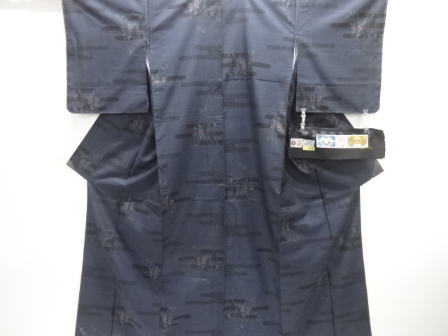 Japanese Kimono / Tsumugi Omeshi Silk
